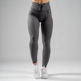 FOXED® LACED RIFFLE HIGHWAIST LEGGINGS ONYX GREY