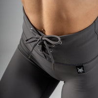 FOXED® LACED RIFFLE HIGHWAIST LEGGINGS ONYX GREY
