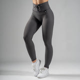 FOXED® LACED RIFFLE HIGHWAIST LEGGINGS ONYX GREY
