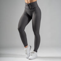 FOXED® LACED RIFFLE HIGHWAIST LEGGINGS ONYX GREY