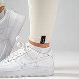 FOXED® LACED RIFFLE HIGHWAIST LEGGINGS OFF WHITE