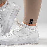 FOXED® LACED RIFFLE HIGHWAIST LEGGINGS MOCCA