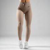 FOXED® LACED RIFFLE HIGHWAIST LEGGINGS MOCCA