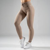 FOXED® LACED RIFFLE HIGHWAIST LEGGINGS MOCCA