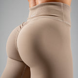 FOXED® LACED RIFFLE HIGHWAIST LEGGINGS MOCCA