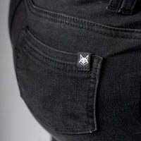 FOXED® HIGH-WAISTED JEANS BLACK