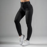 FOXED® HIGH-WAISTED JEANS BLACK