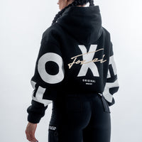 FOXED® STATEMENT HOODIE BLACK