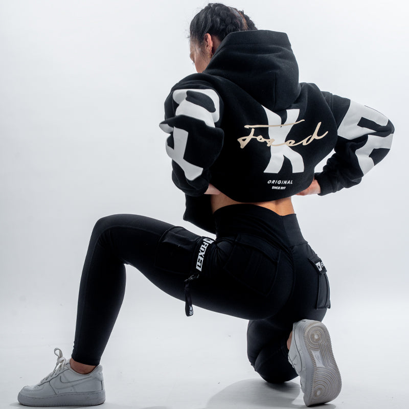 FOXED® STATEMENT HOODIE BLACK