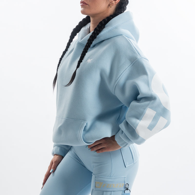 FOXED® STATEMENT HOODIE BABYBLUE