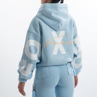 FOXED® STATEMENT HOODIE BABYBLUE