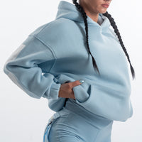 FOXED® STATEMENT HOODIE BABYBLUE