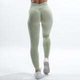 FOXED® IZI SEAMLESS V FLEX BACK LEGGINGS MUTED MINT