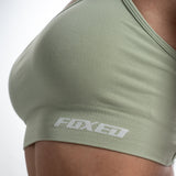 FOXED® IZI SEAMLESS MUTED MINT BUTTERFLY BACK TOP