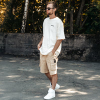FOXED® CARGO SHORTS MEN SAND (NEW FIT)