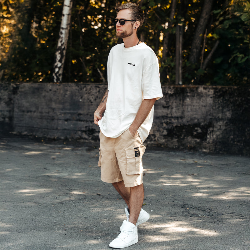 FOXED® CARGO SHORTS MEN SAND (NEW FIT)