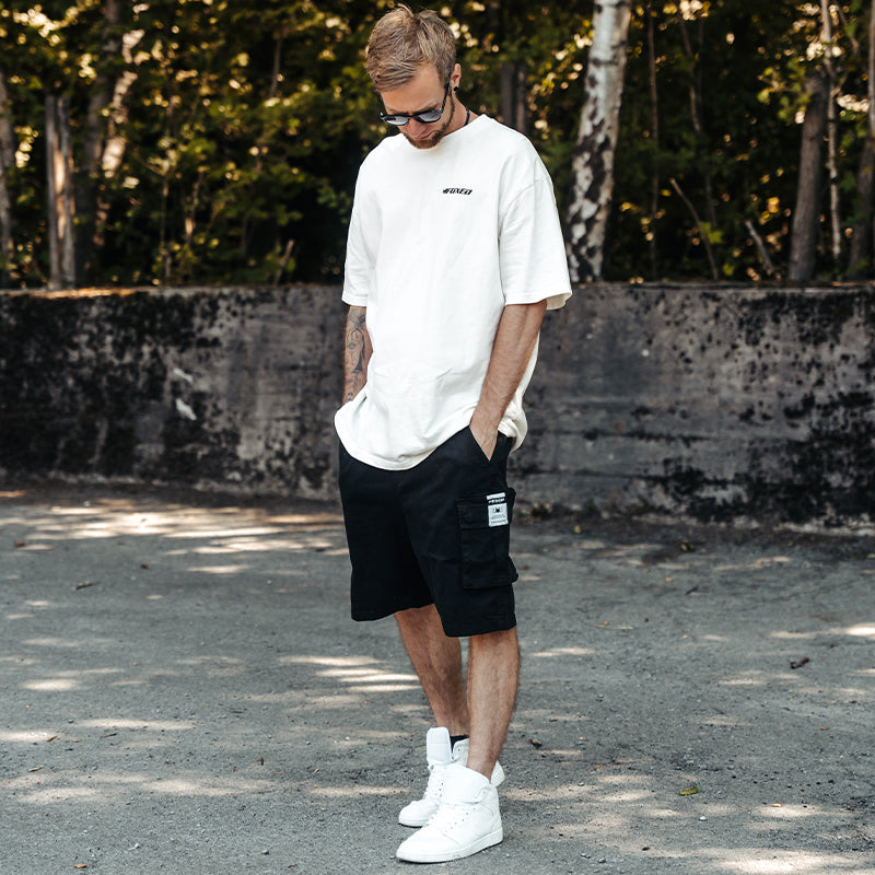 FOXED® CARGO SHORTS MEN BLACK (NEW FIT)
