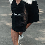FOXED® CARGO SHORTS MEN BLACK (NEW FIT)