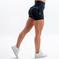 FOXED® CARGO 2-POCKET SHORTS ALL BLACK