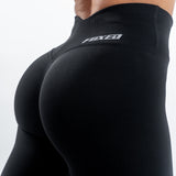 FOXED® IZI SEAMLESS V-FLEX LEGGINGS BLACK