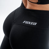 FOXED® IZI SEAMLESS V-FLEX LEGGINGS BLACK