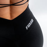 FOXED® IZI SEAMLESS V-FLEX LEGGINGS BLACK