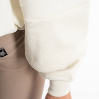 FOXED® SLOUCHY WIDE NECK WOMEN SWEATER CANNOLI