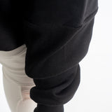 FOXED® SLOUCHY WIDE NECK WOMEN SWEATER BLACK