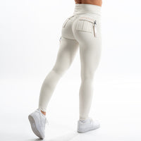 FOXED® CARGO 3-POCKET LEGGINGS COCONUT