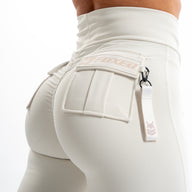 FOXED® CARGO 3-POCKET LEGGINGS COCONUT
