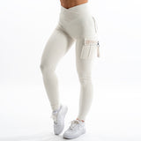 FOXED® CARGO 3-POCKET LEGGINGS COCONUT