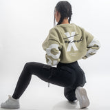 FOXED® STATEMENT OVERSIZE SWEATER MATCHA LATTE