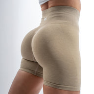 FOXED® NOVA SEAMLESS BEIGE MELANGE SHORTS