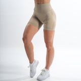 FOXED® NOVA SEAMLESS BEIGE MELANGE SHORTS