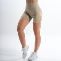 FOXED® NOVA SEAMLESS BEIGE MELANGE SHORTS