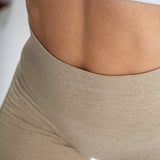 FOXED® NOVA SEAMLESS BEIGE MELANGE SHORTS