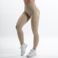 FOXED® NOVA SEAMLESS BEIGE MELANGE LEGGINGS TALL