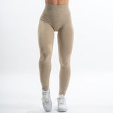 FOXED® NOVA SEAMLESS BEIGE MELANGE LEGGINGS TALL