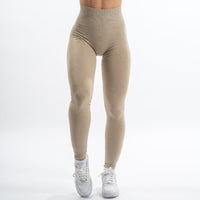 FOXED® NOVA SEAMLESS BEIGE MELANGE LEGGINGS TALL