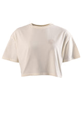 FOXED® INFINITY WOMEN CROPPED T-SHIRT COCONUT MILK