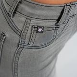 FOXED® HIGH-WAISTED JEANS GREY