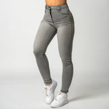 FOXED® HIGH-WAISTED JEANS GREY