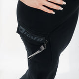 FOXED® CARGO MAXI SKIRT ALL BLACK