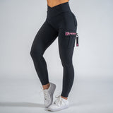 FOXED® CARGO 3-POCKET LEGGINGS ROSE GLITTER