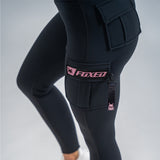 FOXED® CARGO 3-POCKET LEGGINGS ROSE GLITTER