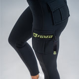 FOXED® CARGO 3-POCKET LEGGINGS GREEN GLITTER