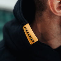 FOXED® CREW UNISEX HOODIE BLACK/YELLOW
