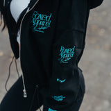 FOXED® DEDICATION CROPPED ZIPPER BLACK/MINT