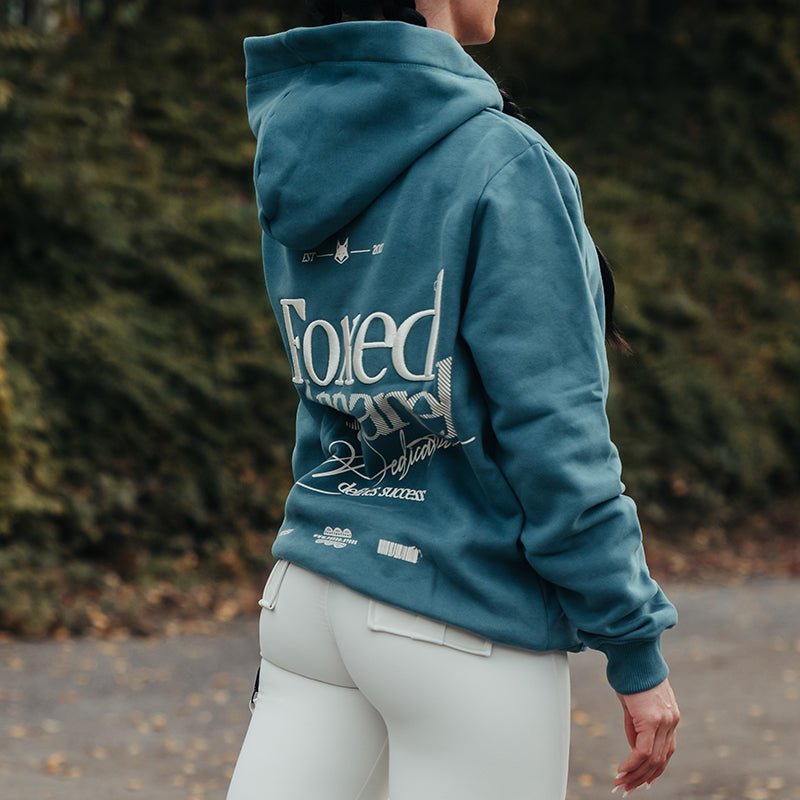 FOXED® DEDICATION PREMIUM HOODIE PETROL WMN