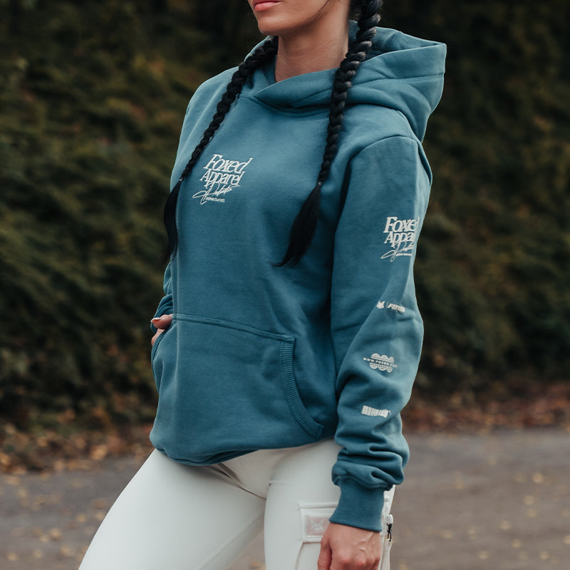 FOXED® DEDICATION PREMIUM HOODIE PETROL WMN